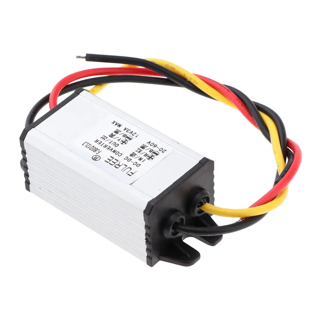 1Pack 20-60V to 12V 3A 36W Buck Voltage Converter Volt Regulator #2