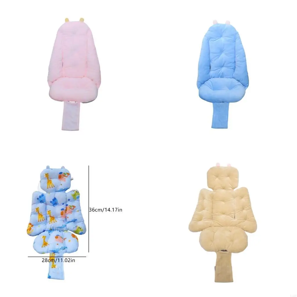 

54DF Soft Infant Pram Cart Pad Quick Assembly No Tool Needed Polyester Fabric