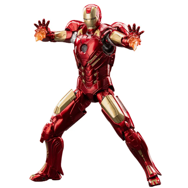 ZD Toys Iron Man ony Stark The Avengers MK13 MK08 Action Figure Toys Collectible Model Doll Joint Movable Ornament Birthday Gift - view 3