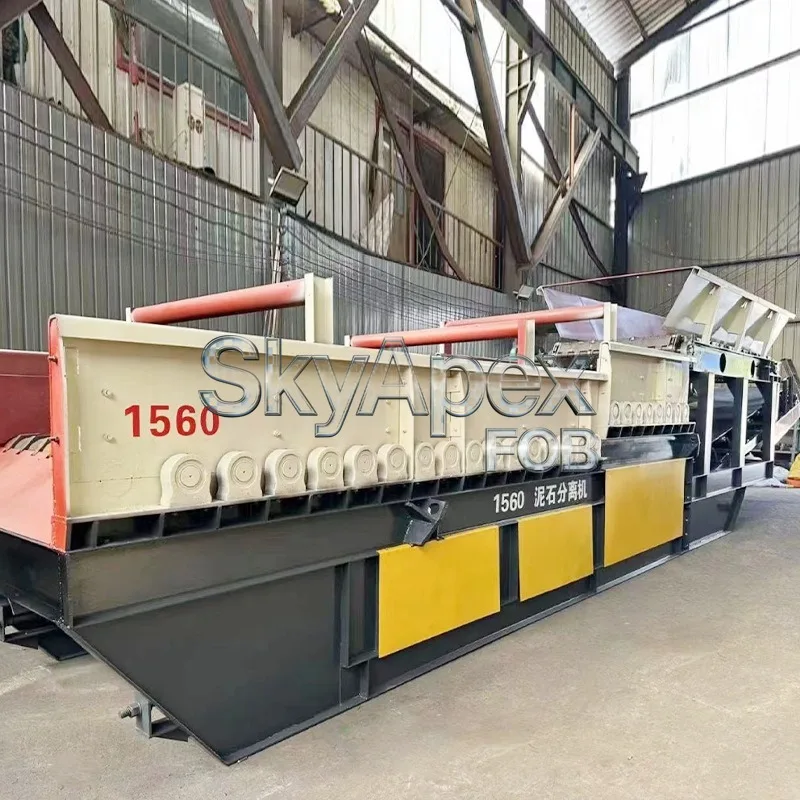 Deposit Custom Mud Stone Separator Dry Wet Dual Use Multifunctional Sand Plant Stone Factory Mud Separator FOB Price