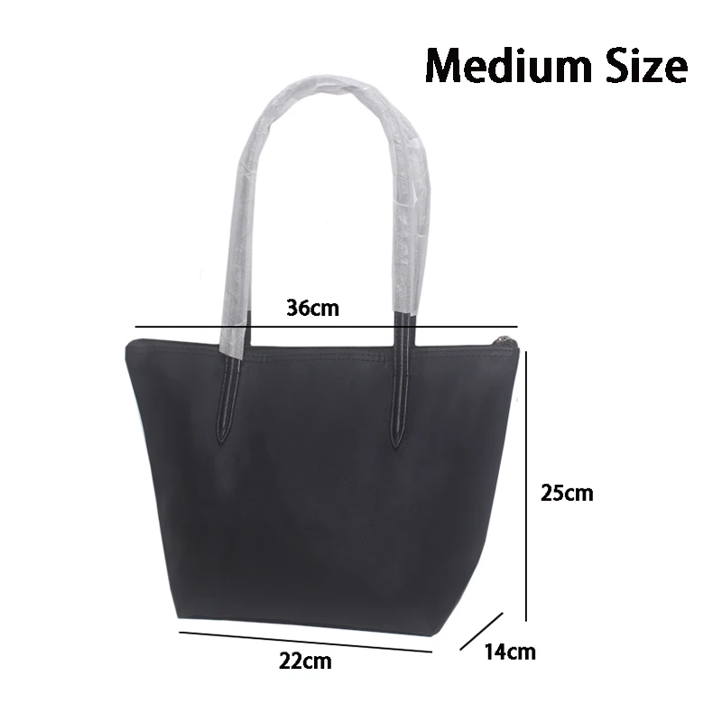 Bolso de mano de cocodrilo para mujer, bolsa de hombro de gran capacidad, impermeable, para compras, 2024