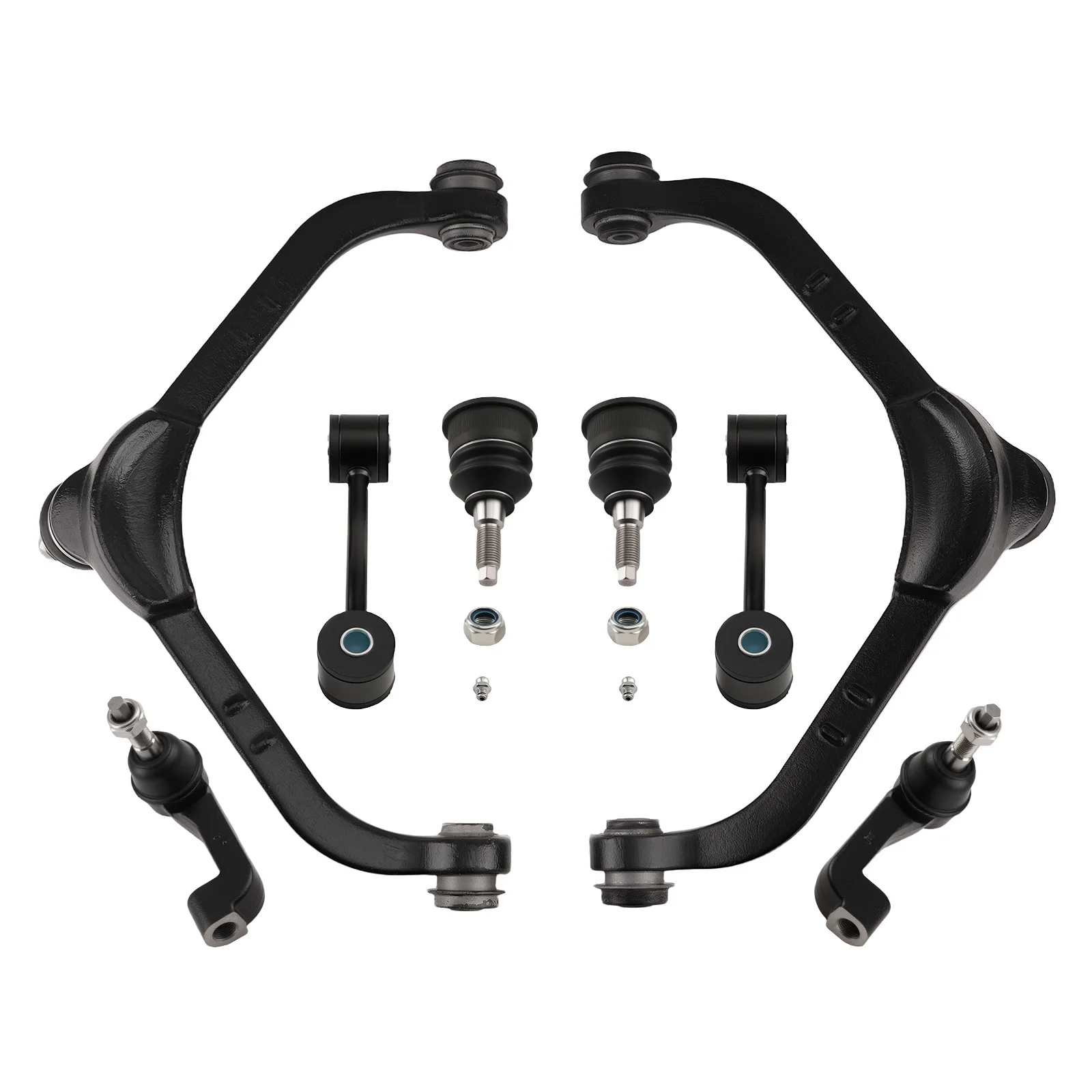 Front Upper Control Arm Sway Bar End Link Tie Rod For Jeep Liberty 2005 - 2007