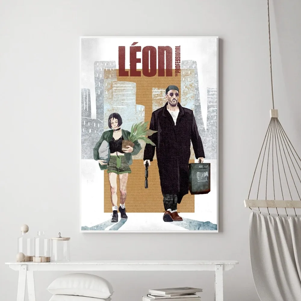 Movie L-Leon Poster Prints Poster Wall Painting Bedroom Living Room Wall Bar Restaurant Sticker Large