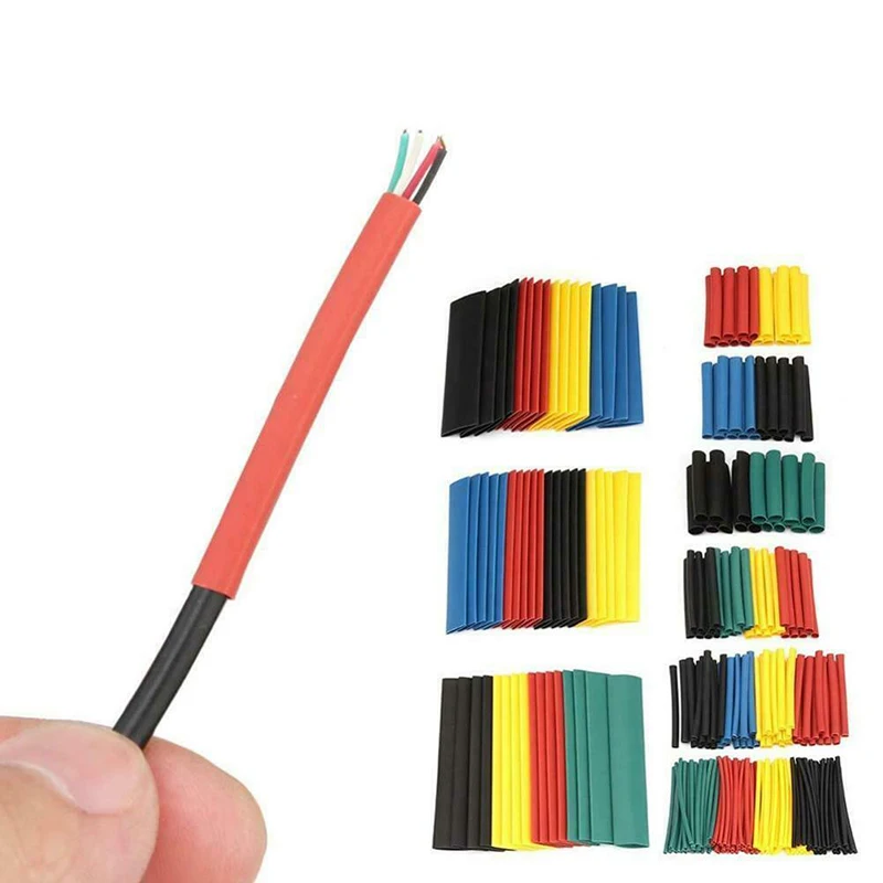 New#164pcs Heat Shrink Tubing Insulated Shrinkable Tube Wire Cable Sleeve Kit