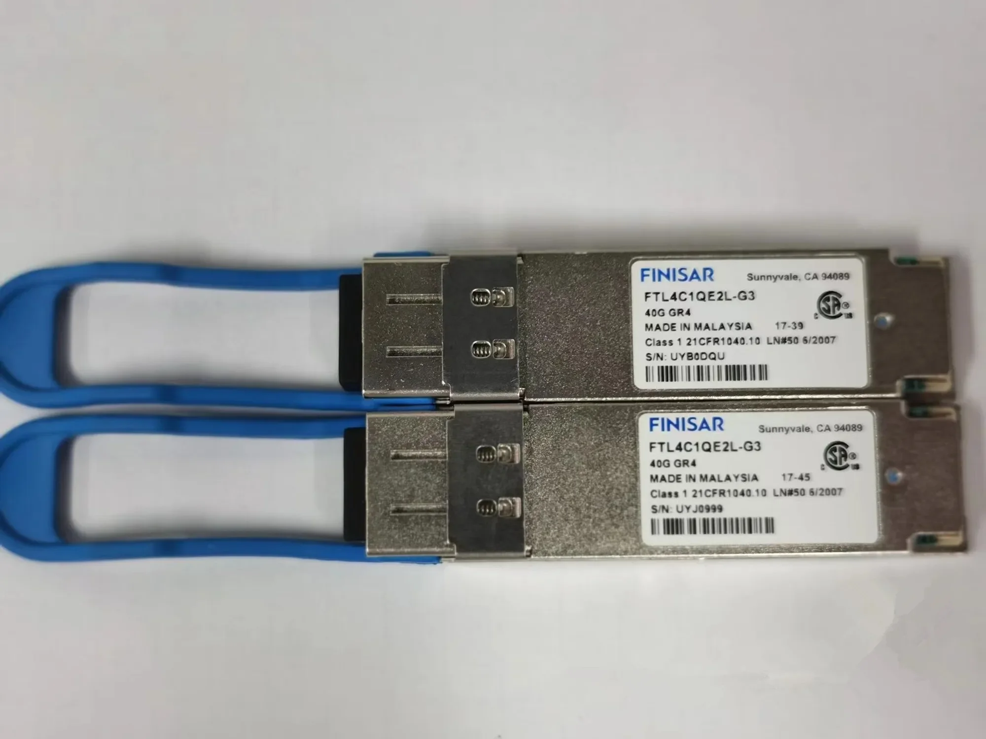 1PCS FINISAR 40g qsfp LC 10KM Transceiver FTL4C1QE1L FTL4C1QE1C FTL4C1QE2L-G3 10KM QSFP+ LR4 40GBASE-LR4 LC 10KM 40G QSFP Module