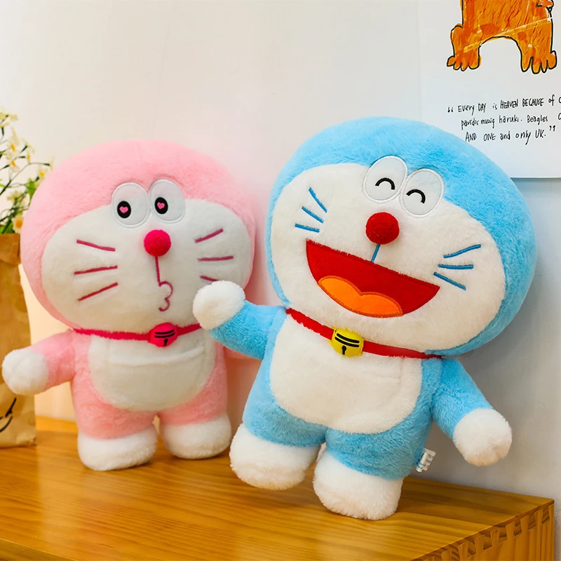 40-80cm Doraemo Plush Toys Large Multiple Sizes Cartoon Plush Doll Cute Anime Birthday Pillow Doll Christmas Kids Stuffed Gift