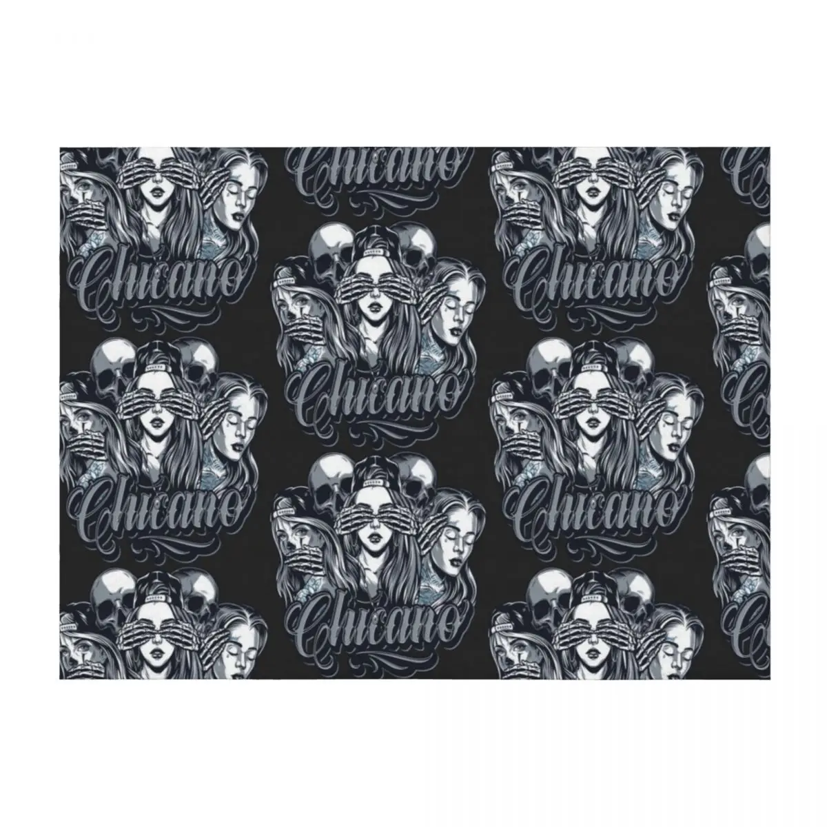 

Chicano Throw Blanket Loose Nap Soft Big Blankets