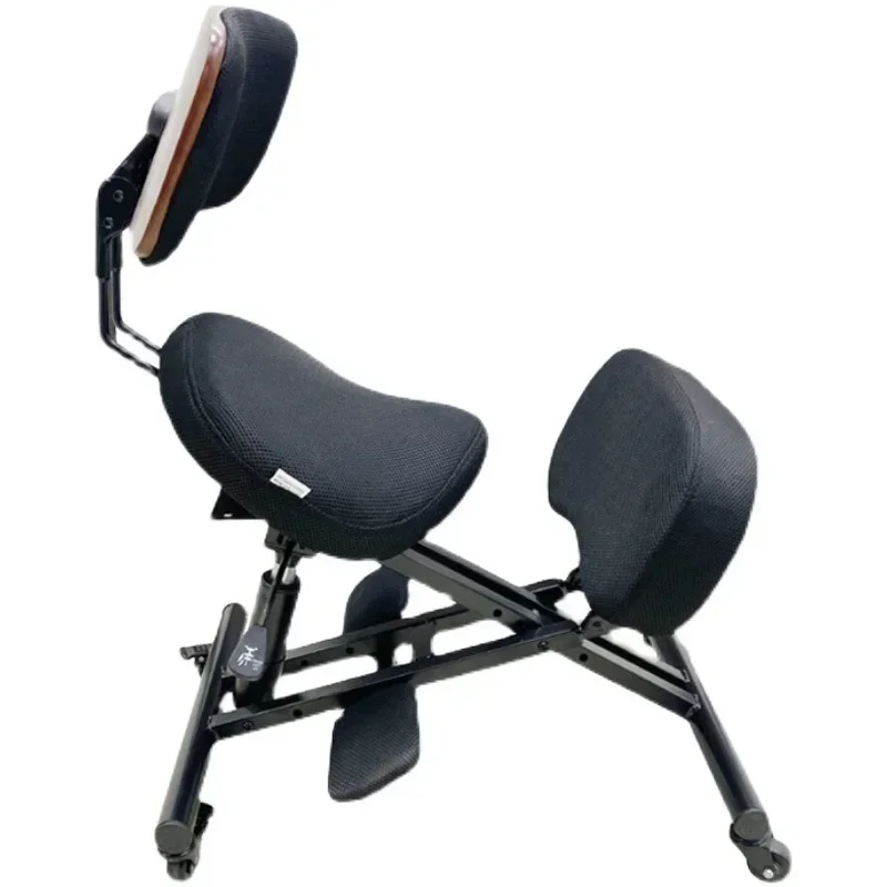 Multi-functional Ergonomic Kneeling Chair Adjustable Backrest Computer Chair Saddle Chair Sitting Position Correction