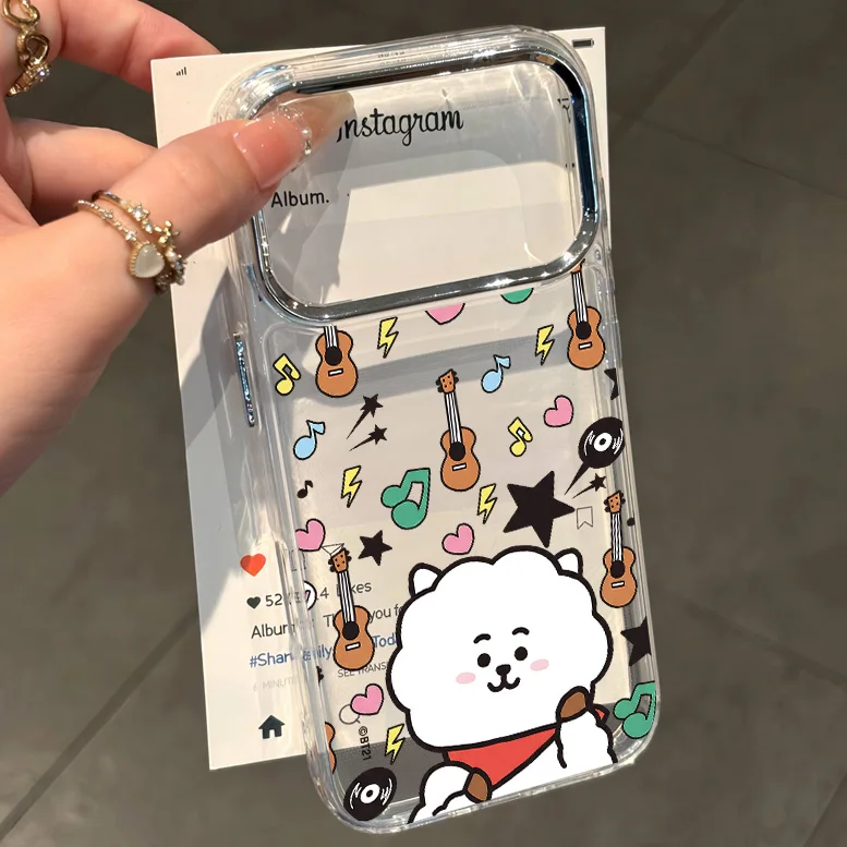 Phone Case for Samsung Galaxy S26 S25 S24 S23 S22 S21 S20 FE Ultra Edge Plus 4G 5G Lovely B-Bt21 New Transparent Soft Cover - view 6