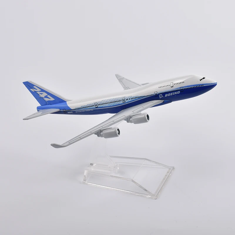 JASON TUTU Original Model Boeing 747 B787 A380 A320 1/400 Scale Diecast Metal Aircraft Model 16CM Miniature Authentic Collecti