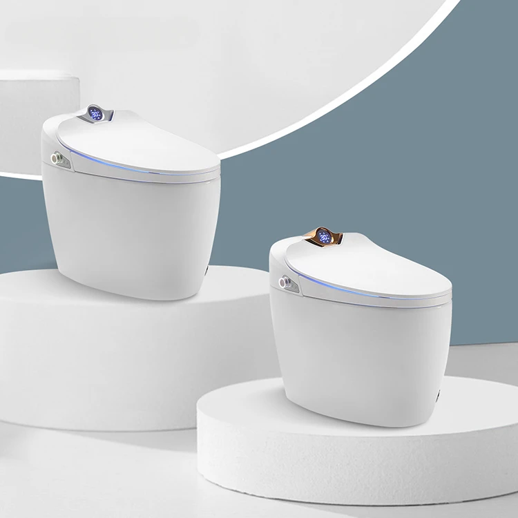 Automatic flush sensor bathroom electronic intelligent smart wc toilet floor one piece wc intelligent toilet bowl smart toilet