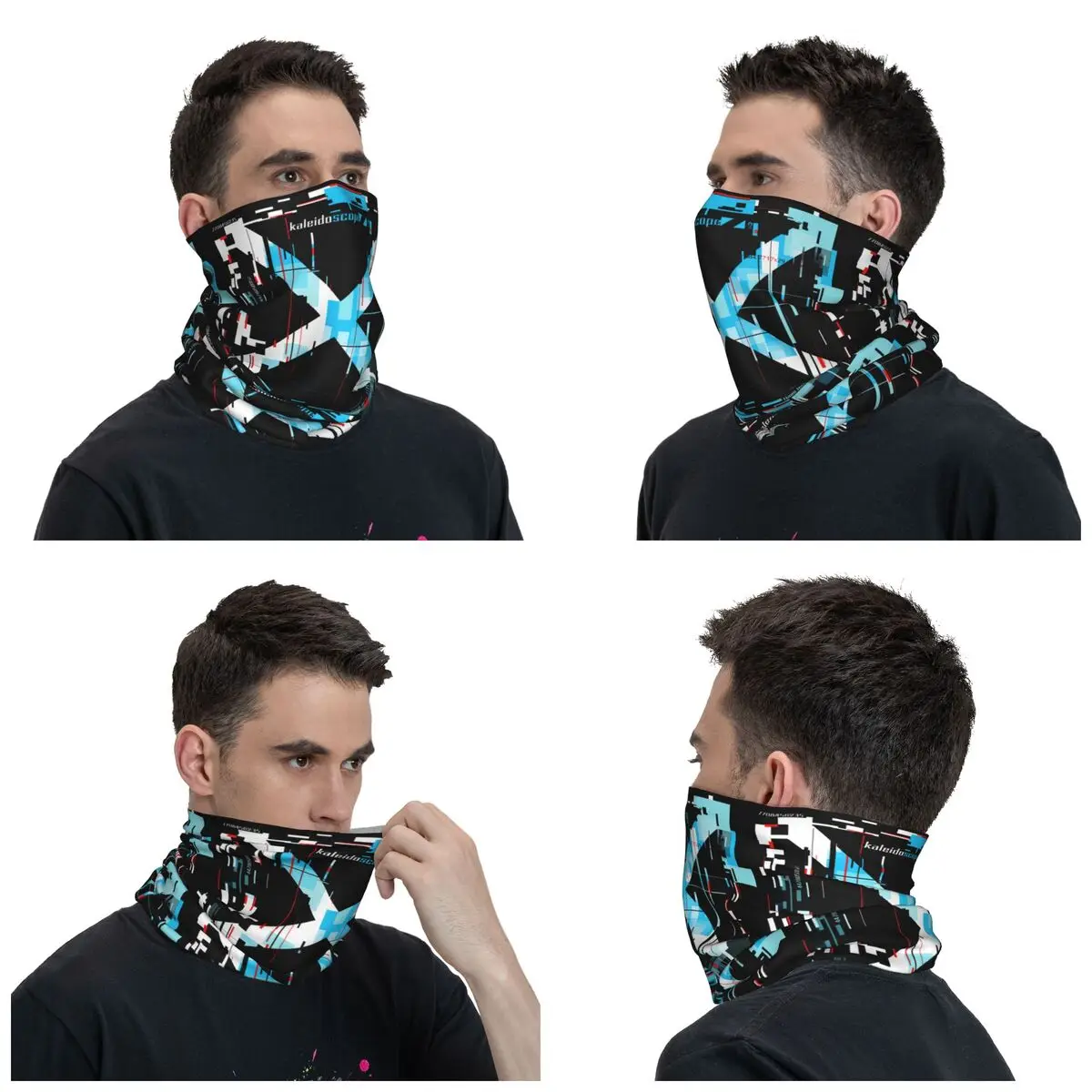 Techwear Future Tech Street Wear Style Bandana Neck Warmer Women Men Winter Hiking Ski Scarf Gaiter Face Cover