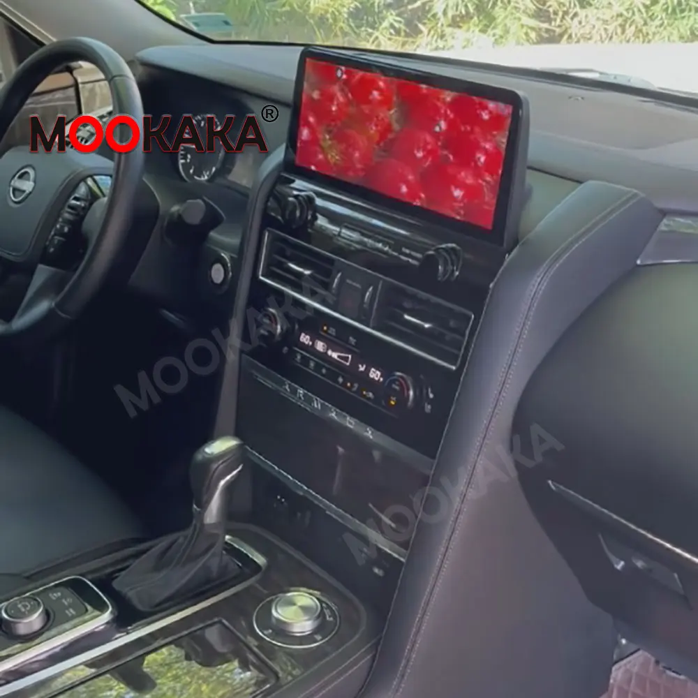 

12.3-дюймовый автомобильный мультимедийный проигрыватель для Nissan Patrol Armada Y63 2022-2024 с Android, CarPlay, навигацией, панелью управления климат-контролем и DSP-процессором