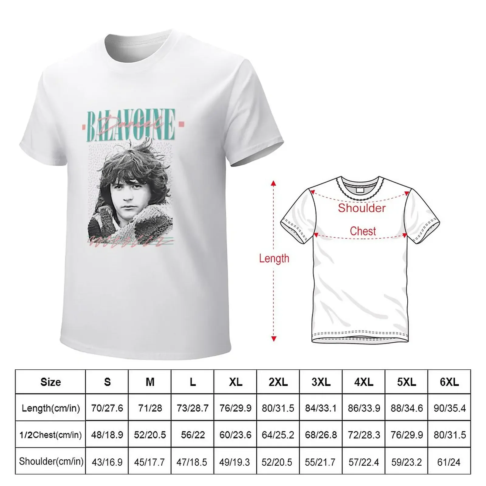 Daniel Balavoine T-Shirt sports fans summer tops t shirts for men