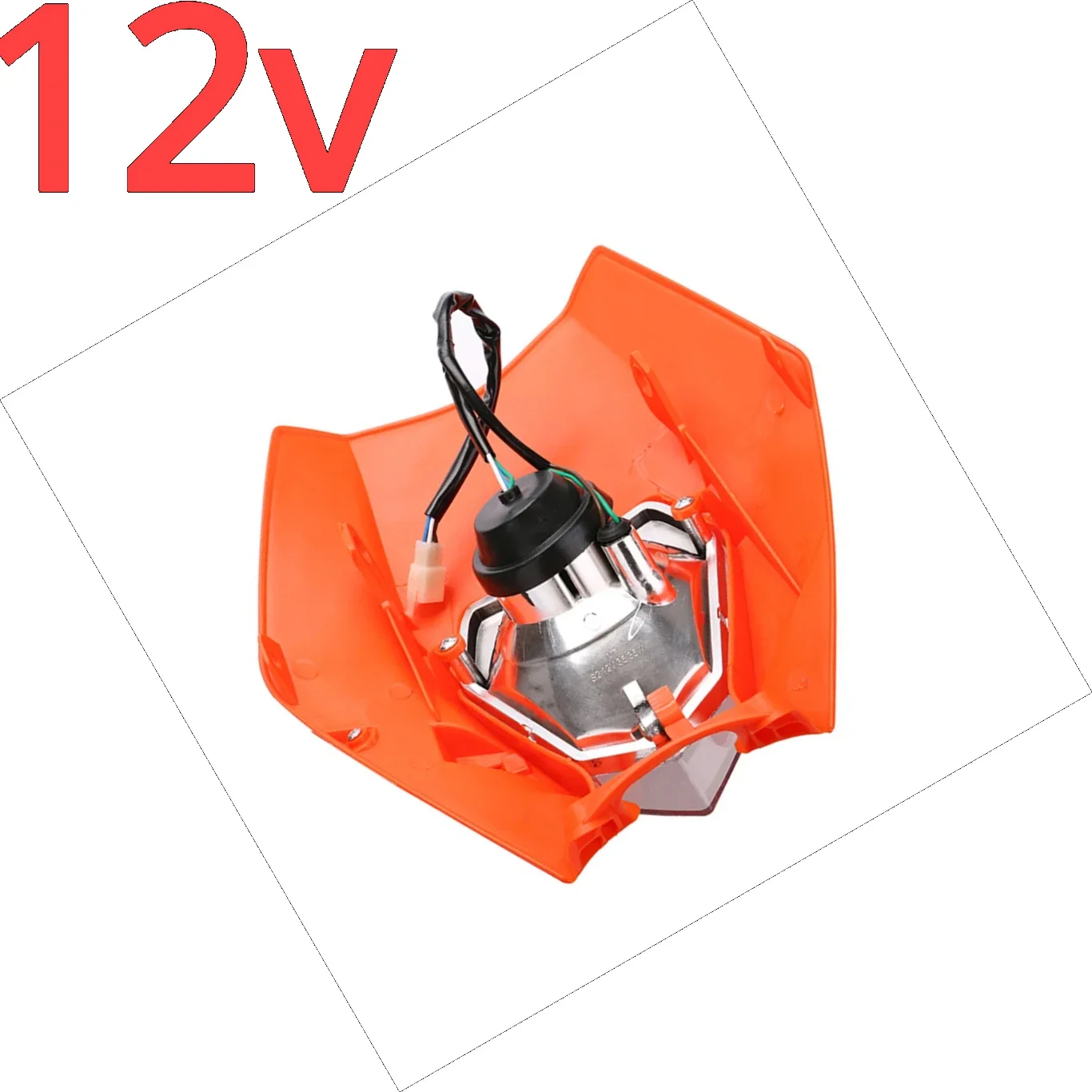 

For Cross-country Motorcycle Universal Modified Headlights 12V