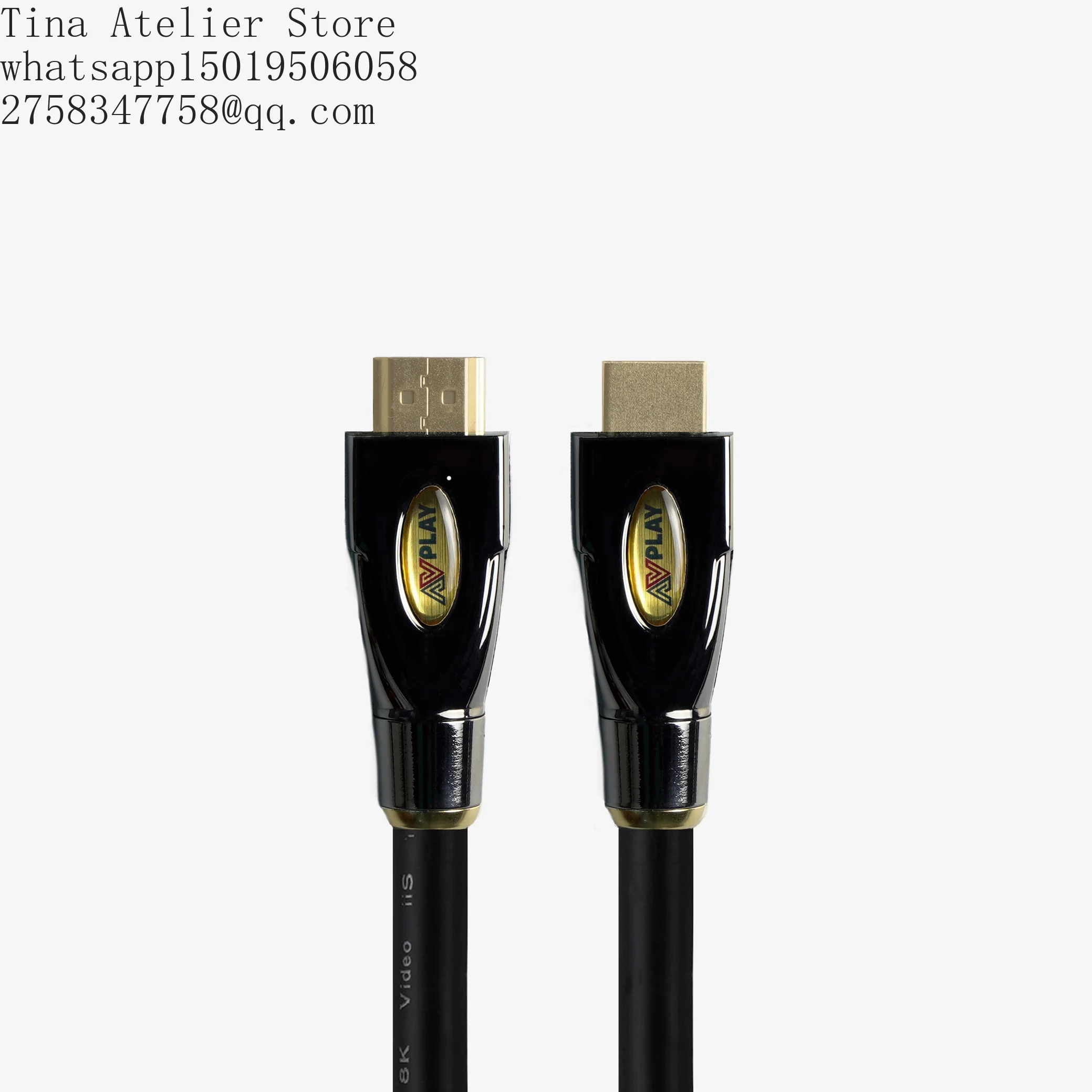 AVplay HD-300 99.99% Pure Silver  4K 8K Cable Hi-end HiFi Top Audiophile I2S IIS Digital Wire Audio Player Connect DAC