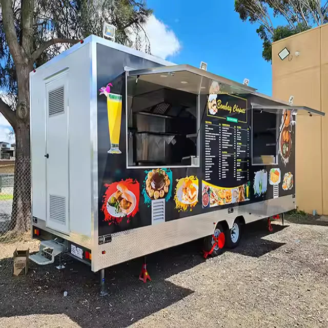 

Best Price Mobile Corn-Based Food Cart and New Fast Food Trailer for Ice Cream Service at Outdoor Events and Festivals