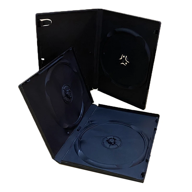 High Quality 1pc DVD Box Empty CD Case PP Plastic CD Case CD Case Capacity 1-2 Discs 14cm