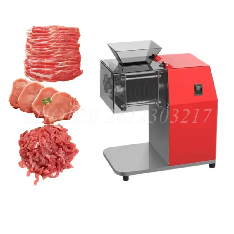 Fully Automatic Electric Mutton Beef Rolls Slicer Machine Desktop Freezing Meat Cutter Stainless Steel Desktop Meat Planer