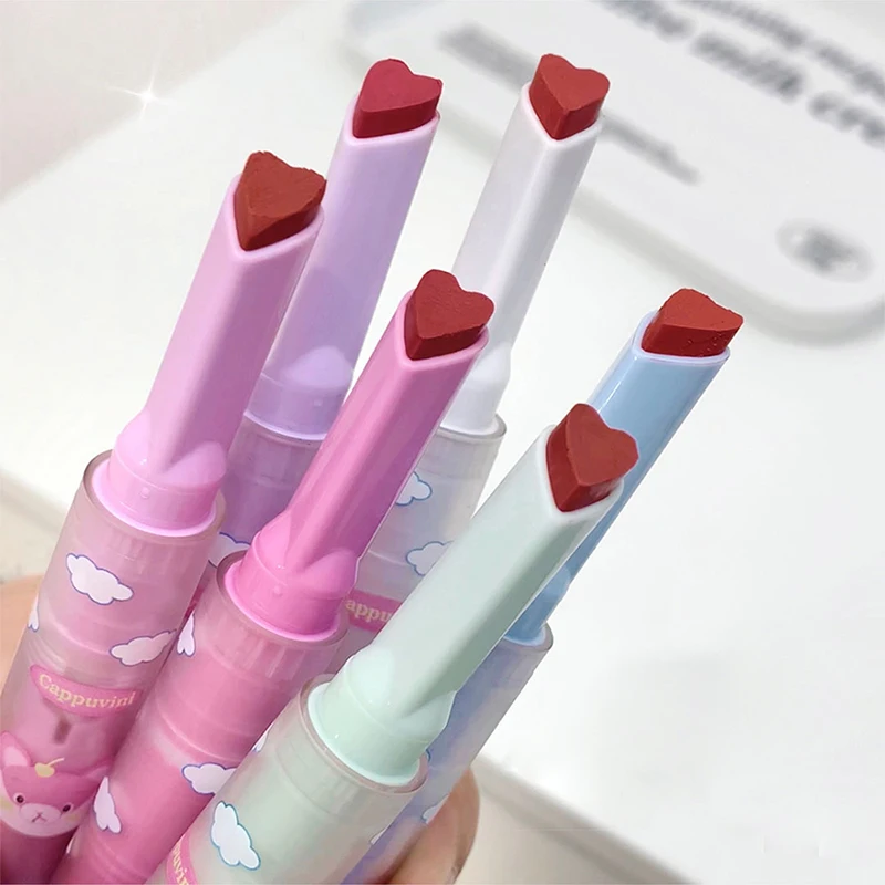 CAPPUVINI Argilla per labbra opaca di ispirazione agli animali - Finitura opaca in velluto, balsamo per labbra a lunga tenuta, Rich Color Payoff