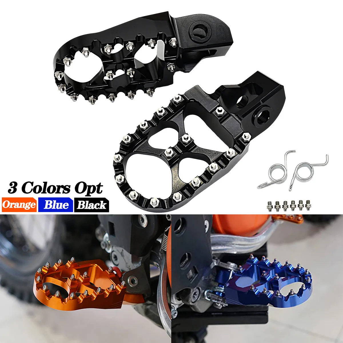 

Motorcycle Accessories Foot Peg Footrest Footpeg Pedals For GasGas MC MC-F EC EC-F EX EX-F 85 125 250 300 350 450 2021 2022 2023