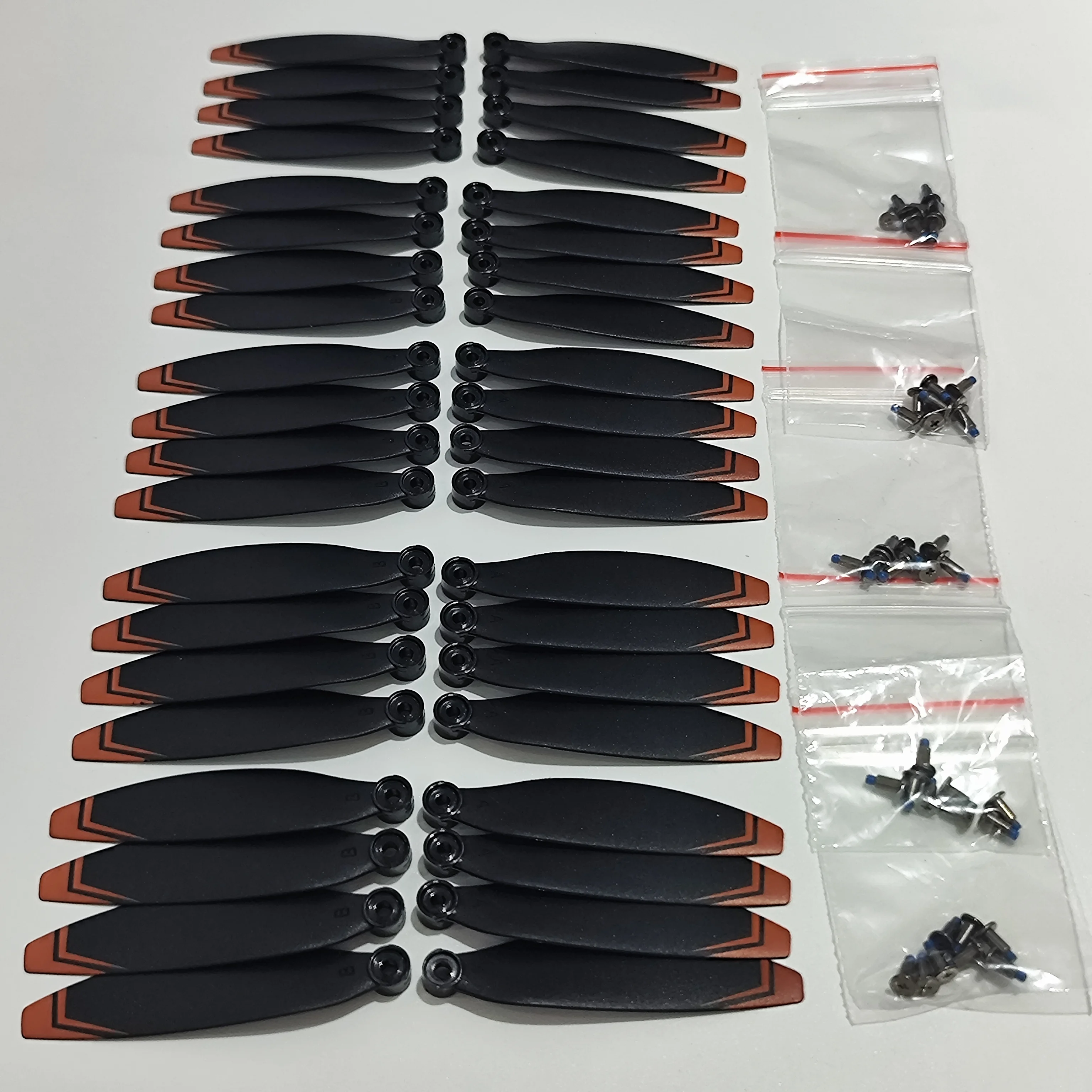 

40PCS F205 Brushless Motor Foldable RC Quadcopter Drone Original Blade Propellers Maple Leaf Wing Fan Spare Parts