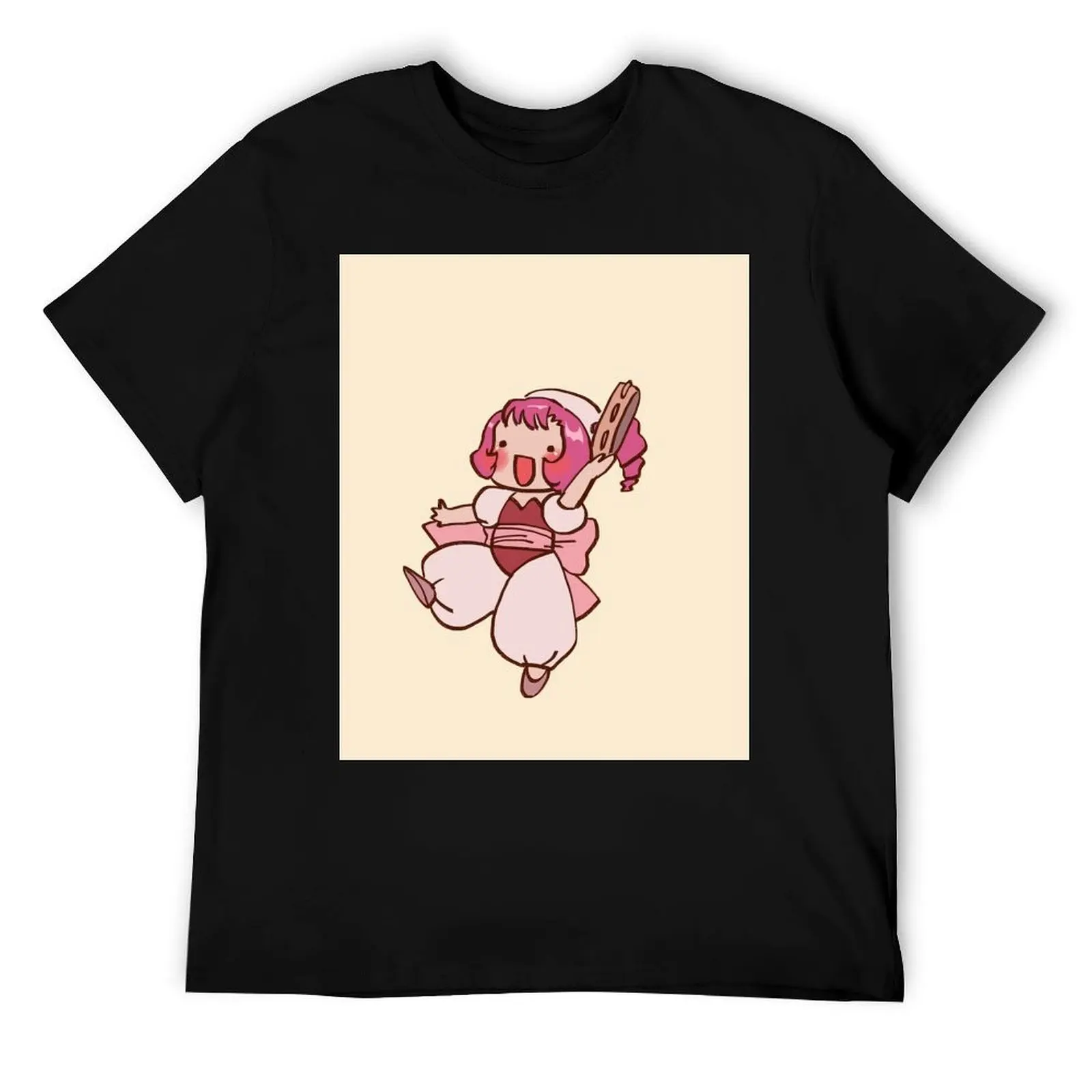 

I draw sumomo persocom doing the wake up call dance / chobits T-Shirt funny t shirts man cotton t shirt man T-Shirt