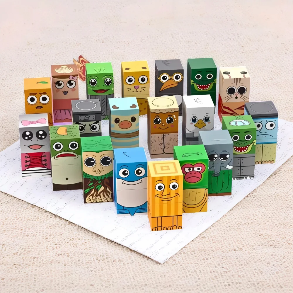 94pcs 어린이 자석 빌딩 블록 - Brainrot 캐릭터 DIY 장난감 및 Tung Sahur&Turarero STEM 교육 창의력