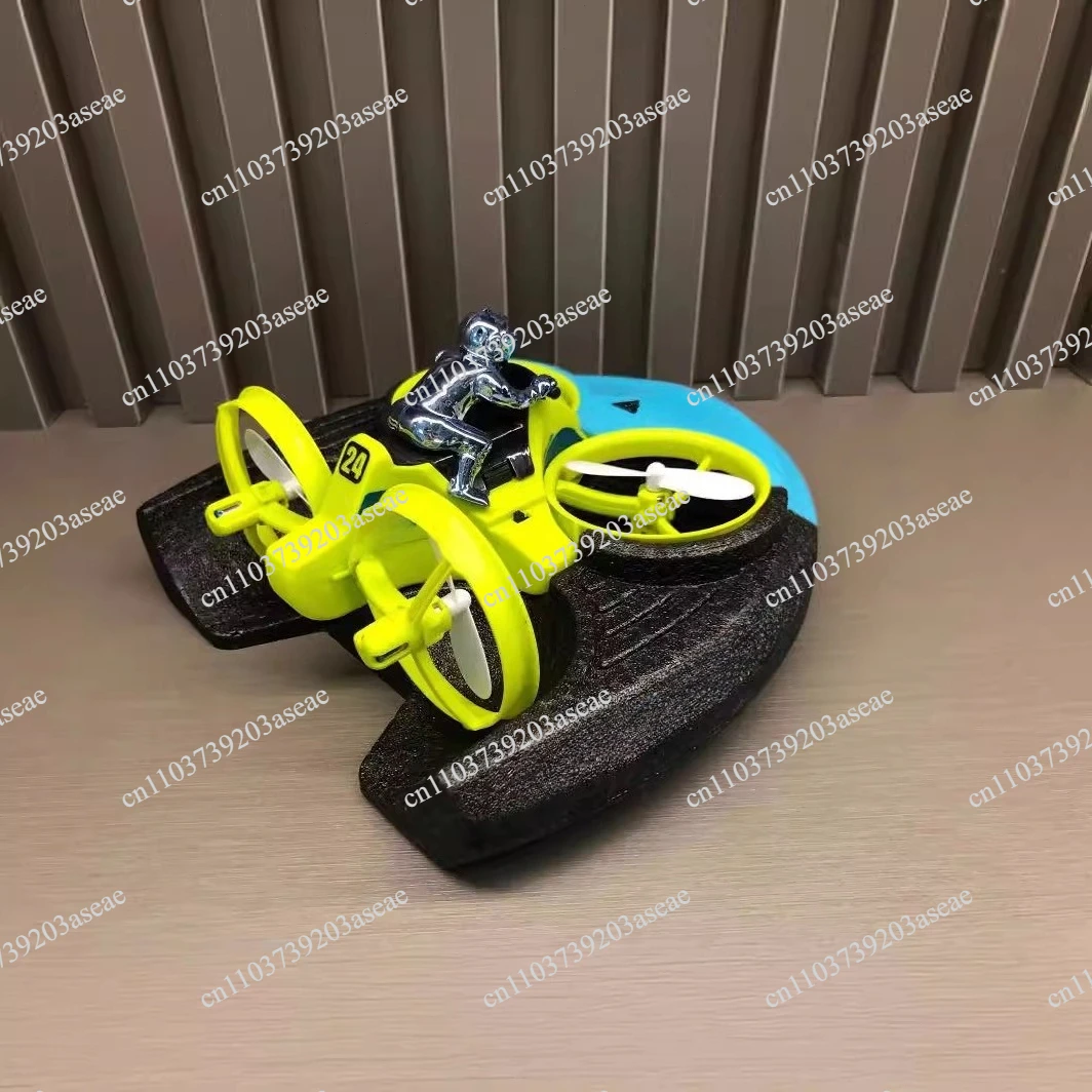 Sea, land and air 3-in-1 remote control aircraft helicopter stunt car boy quadcopter toy