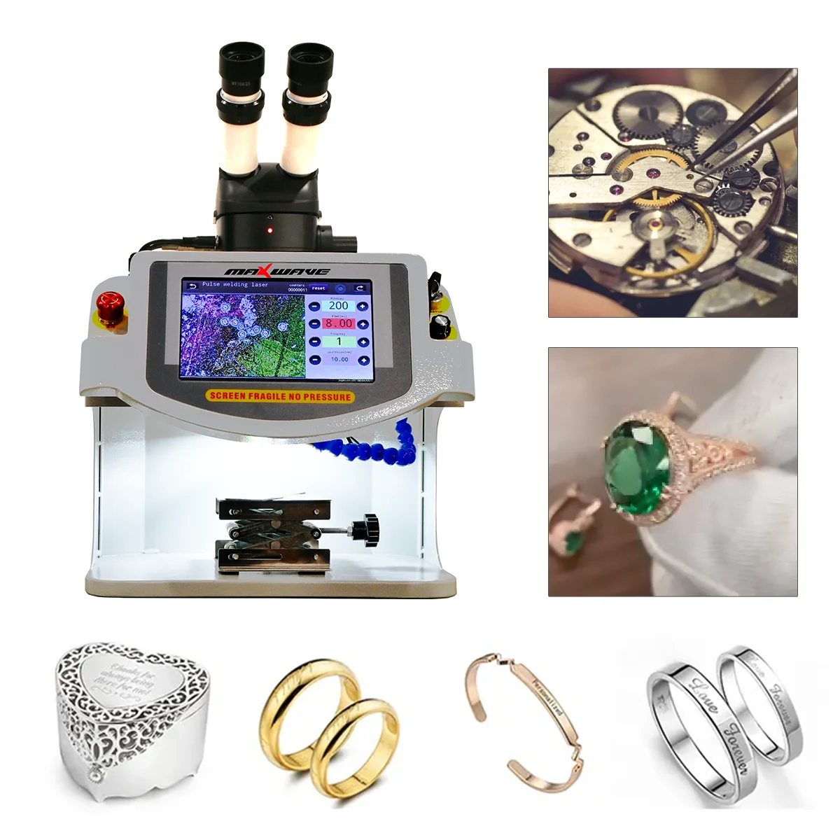 

Portable Laser Welding Machine YAG Spot Welding Machine Mini Micro Jewelry Laser Welding Machine with CCD Camera