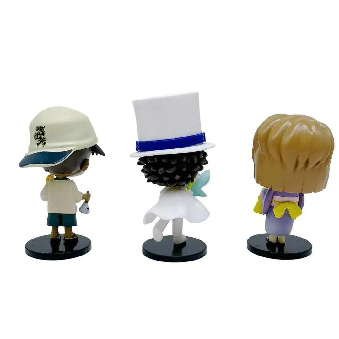 Figurine de détective chaude Version Q, figurine de dessin animé Edogawa Haibara Ai, poupées modèles, jouets pour enfants, décoration de gâteau