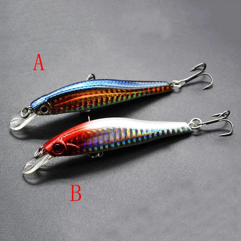 1pcs 9.8cm 12g Fishing Lures 3D Eyes Sinking Laser Minnow Hard Aritificial Wobblers Crankbait Plastic Baits Pesca Isca Tackle image 5