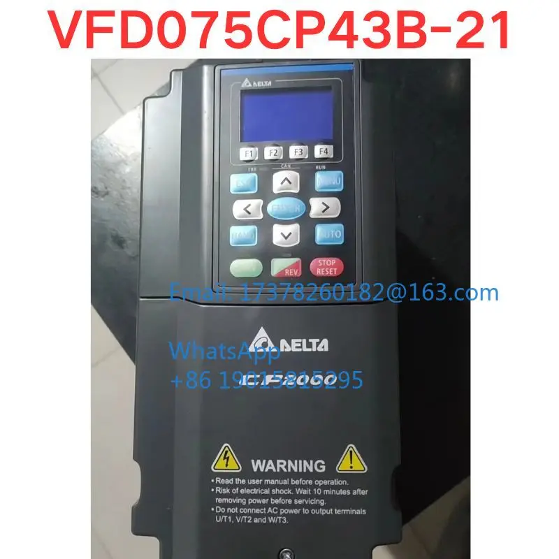 

Совершенно новая переменная частота VFD075CP43B-21 7,5 кВт