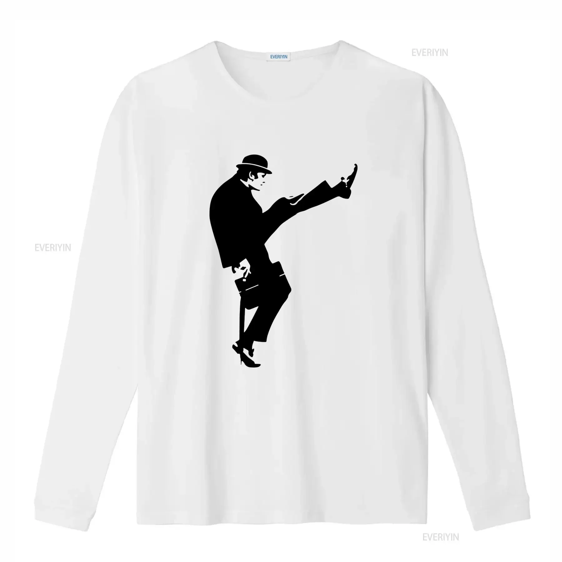 The Ministry of Silly Walks T Shirt Monty Python 100 Premium Cotton Funny Silhouette Design for Comedy Lovers vintage Washed
