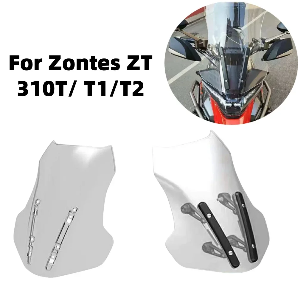 Windshield WindScreen For Zontes ZT310-T T1-310ZT T2-310ZT Motorcycle Wind screen Deflector Windshield T 310 T1 310 T2 310 ZT