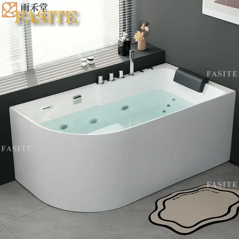 For Small Apartment New Acrylic Bathtub Commercial Five Piece Set High End Integrated Surfing Constant Temperature Adult Bath