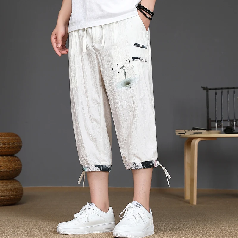 

Спортивные шорты Cool Sensation, мужские летние шорты нового стиля, свободные повседневные молодежные модные городские дышащие шорты прямого кроя длиной семь дюймов