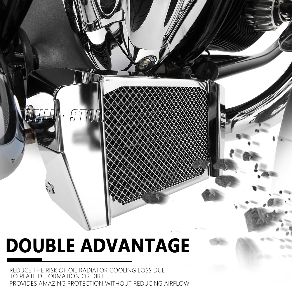 Motorcycle R 18 2020 2021 -UP Radiator Grille Guard Cover Oil Cooler Guard Protection For BMW R18 B / Classic / Transcontinental - Image 3
