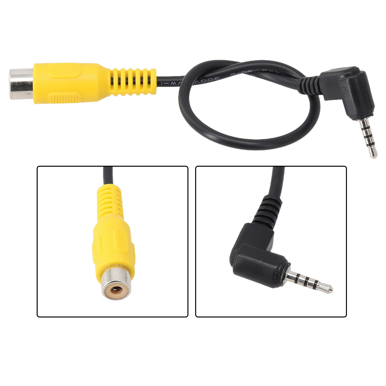 

Car AV Input Converter Cable Direct Installation Motorcycles Navigation Machine Rear View Reverse High Quality