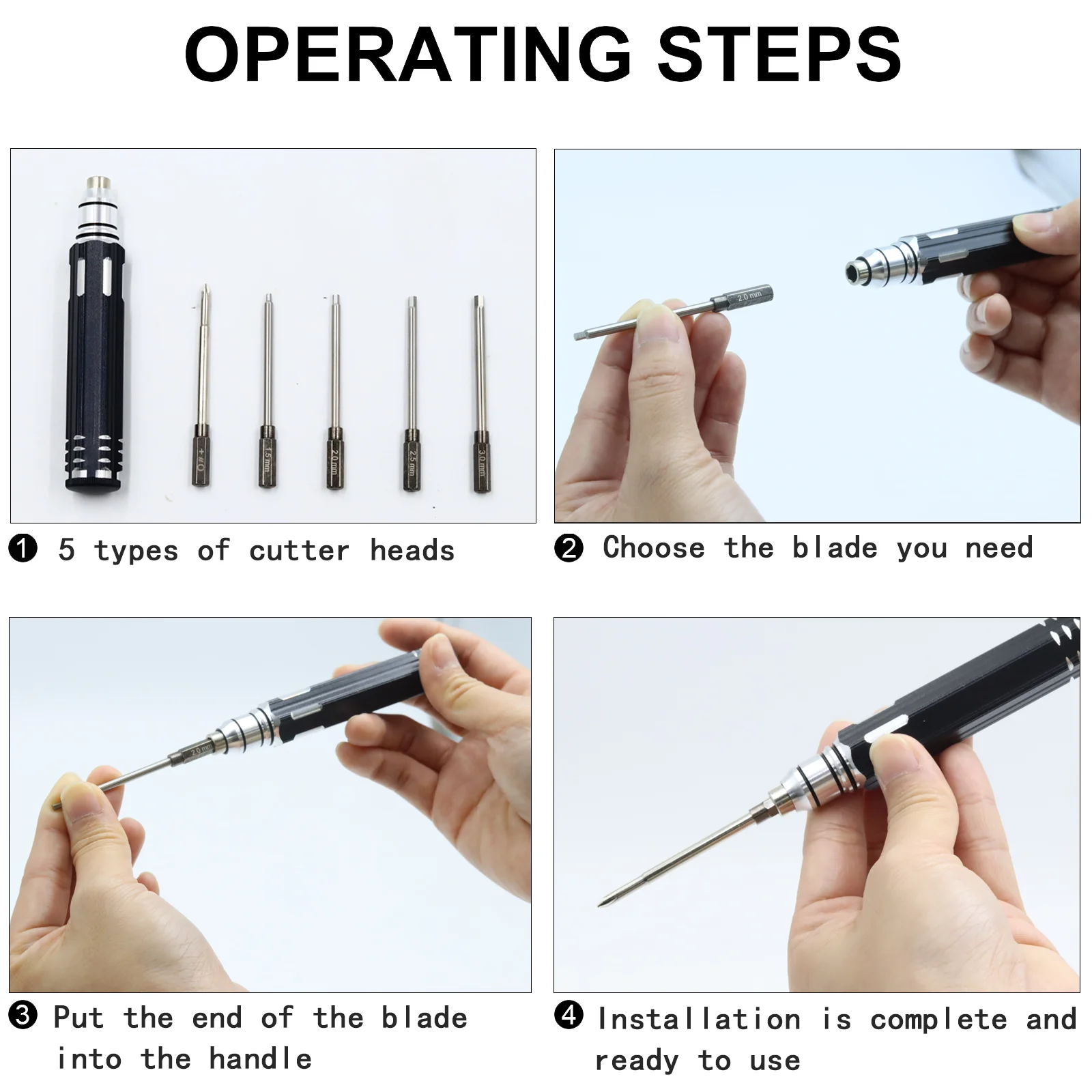 TYHM 5 في 1 سداسية مفك أداة إصلاح مجموعة ل RC هليكوبتر طائرة بدون طيار الطائرات RC سيارات RC قوارب RC نموذج