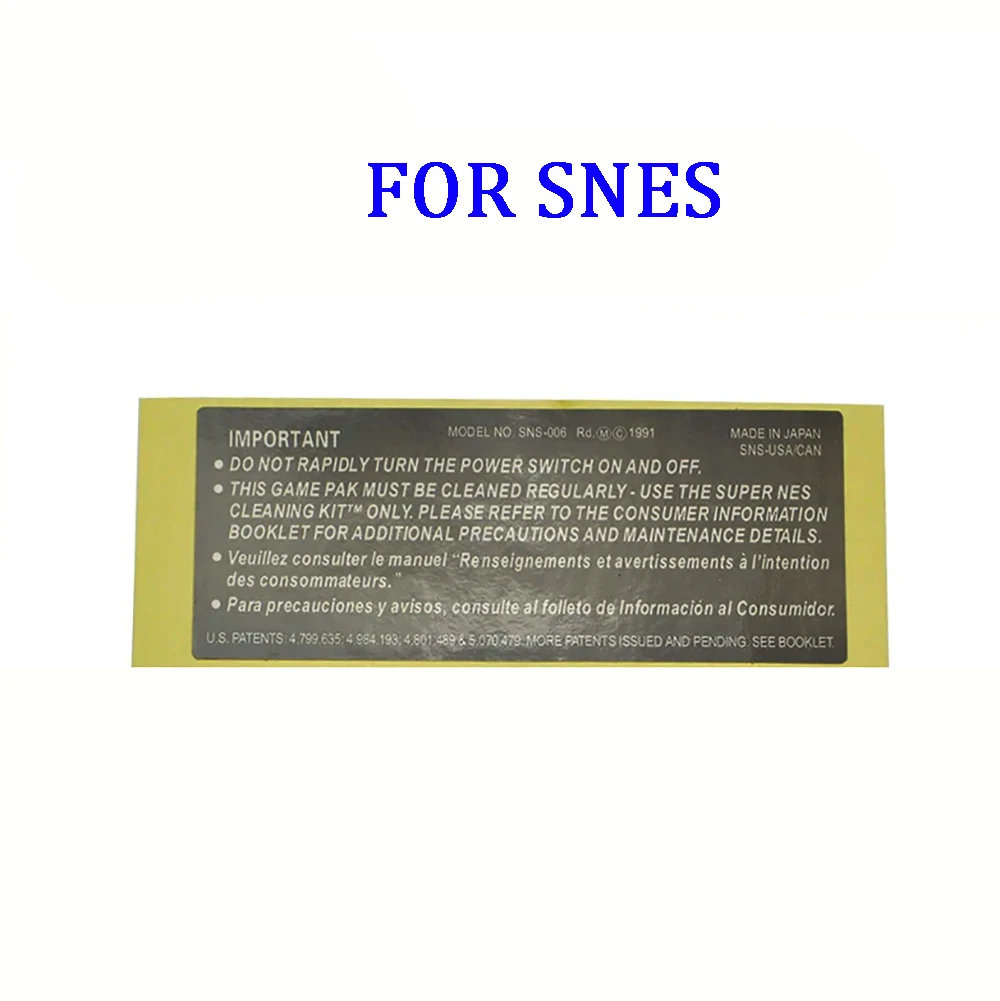 1 piece FOR 3DS/3DSXL/NEW3DSLL/NDSIXL Gaming Console Sticker Back Replacement For GBA/iQUE GBA/iQUE GBASP Shell Nameplate Label