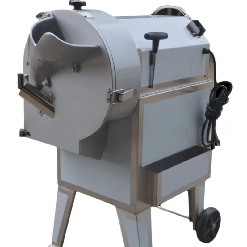 

White radish dicing machine, slicing and shredding machine, bulb and rhizome slicer