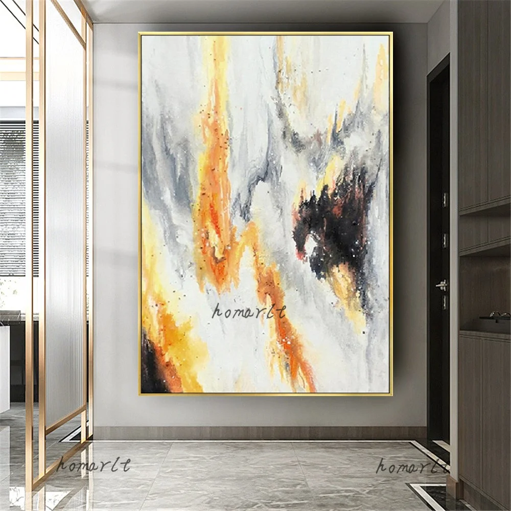 

100% hand drawn Large Living Room Wall Picture Contemporary Abstract Oil Painting on Canvas Huge canvas paintings decor wall art