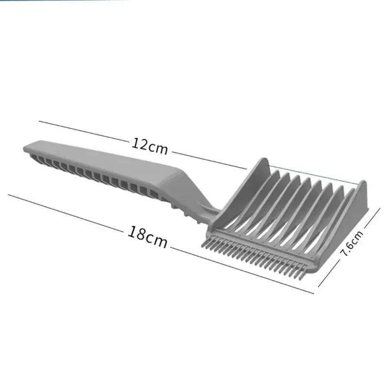 Men's Gradient Hairstyle Comb Hair Cutting Tool Professional Hair Comb Styling Tools Men Flat Top Guide Comb Haircut Clipper