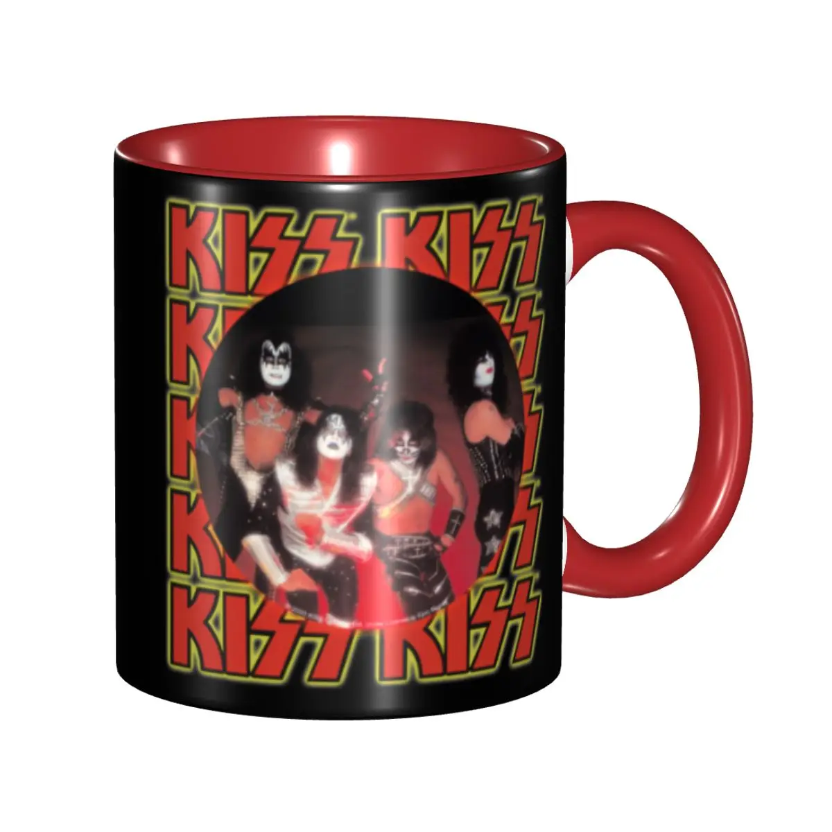 

Heavy Metal Music Kiss Rock Band Mug Personalized Coffee Ceramic Mug Cup Creative Present