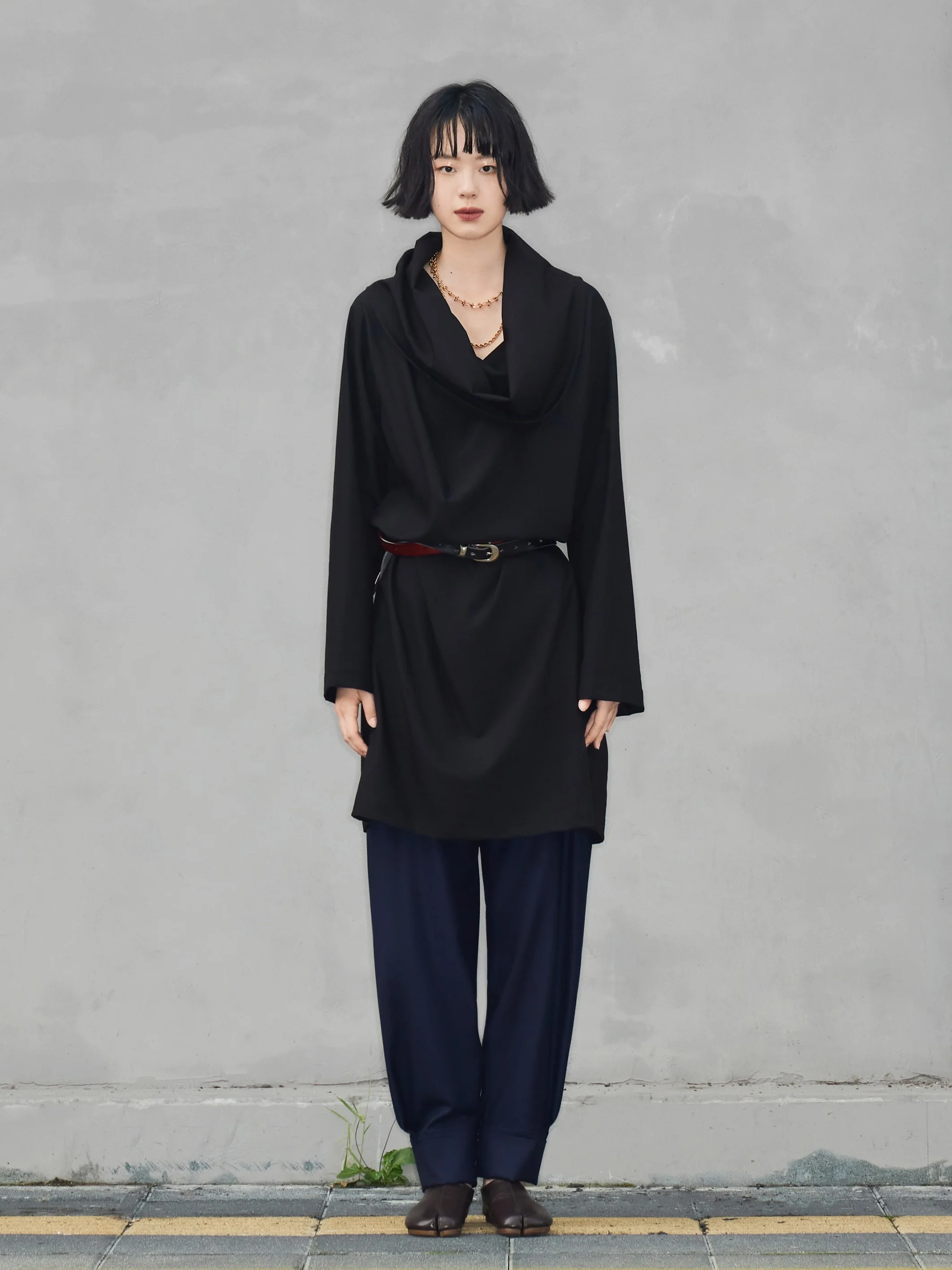 

Loose Zeus Long irt Dr Men's Sle Cotton Blend Original Design Foldable Collar Ultra Light Long Sve Dr