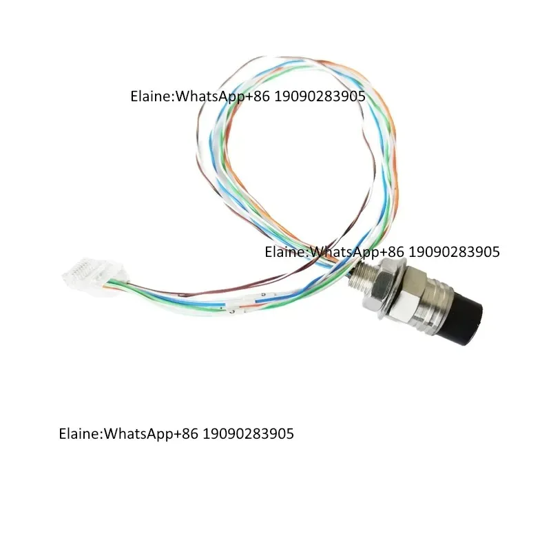 Stainless Steel Subsea Connector Ethernet 8-pin Watertight IP69 Connector 2A Rated for Undersea Network Signal Transmission