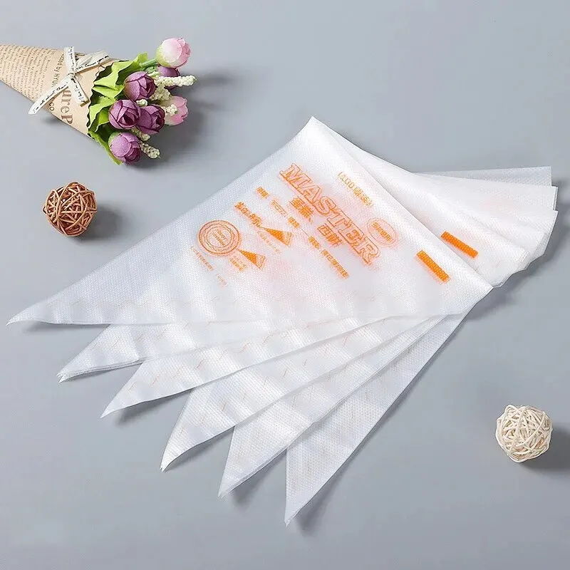 100pcs Laminating Nozzle Bag Plastic Disposable Transparent Small Size Cream Cake Squeeze Bag Baking Dessert Kitchen Gadgets image 5