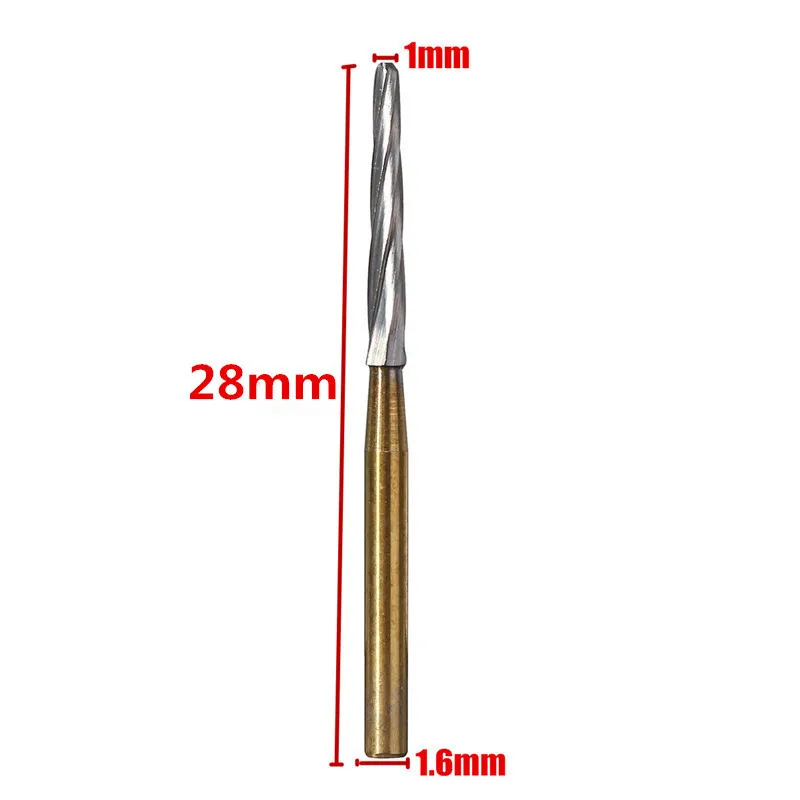 6 sztuk/pudło 25mm/28mm dentystyczne wiertła z węglika wolframu Zekrya wiertło Endo-Z polerowanie chirurgiczne frezy do kości Bit dla stomatologii