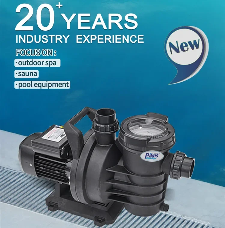 

Private Swimming Pool 0.5HP Single Speed Water Filtration Swimming Pool Pump Pool Waterfall Pump